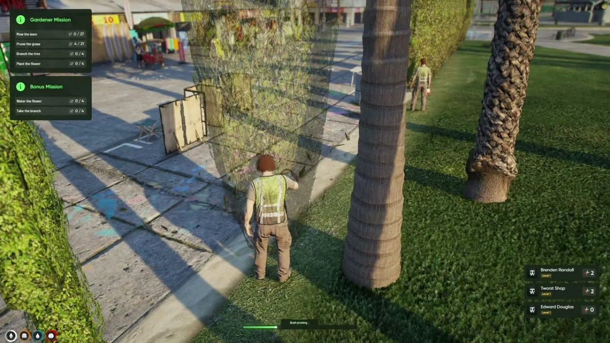 Multiplayer Gardener Job FiveM recurso preview 6