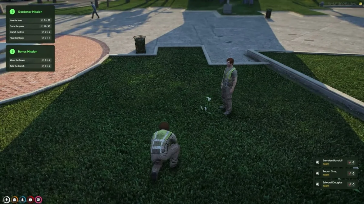 Multiplayer Gardener Job FiveM recurso preview 7