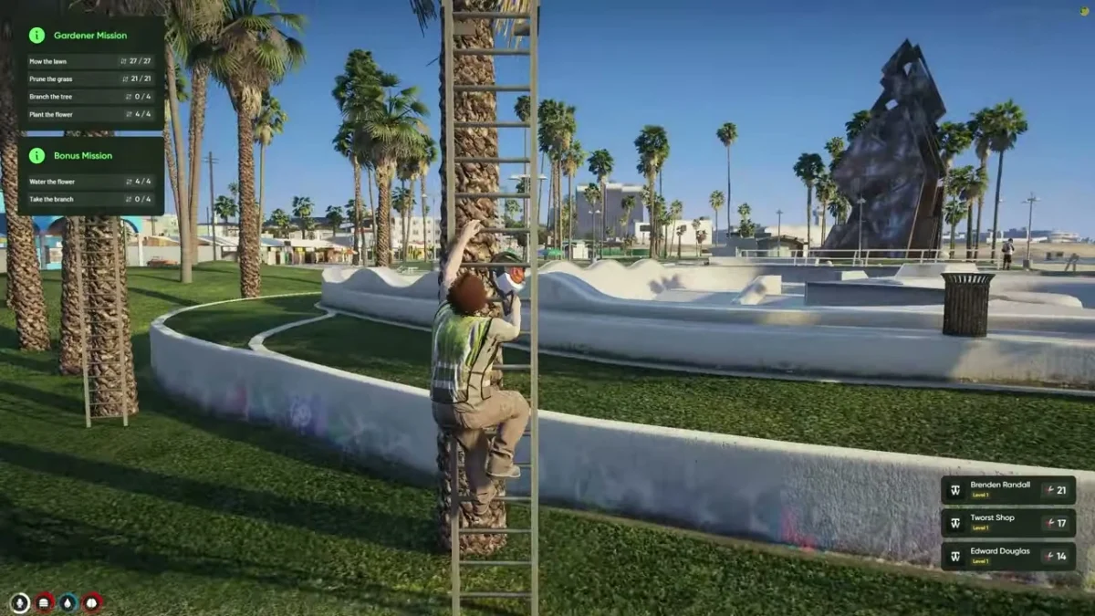 Multiplayer Gardener Job FiveM recurso preview 10