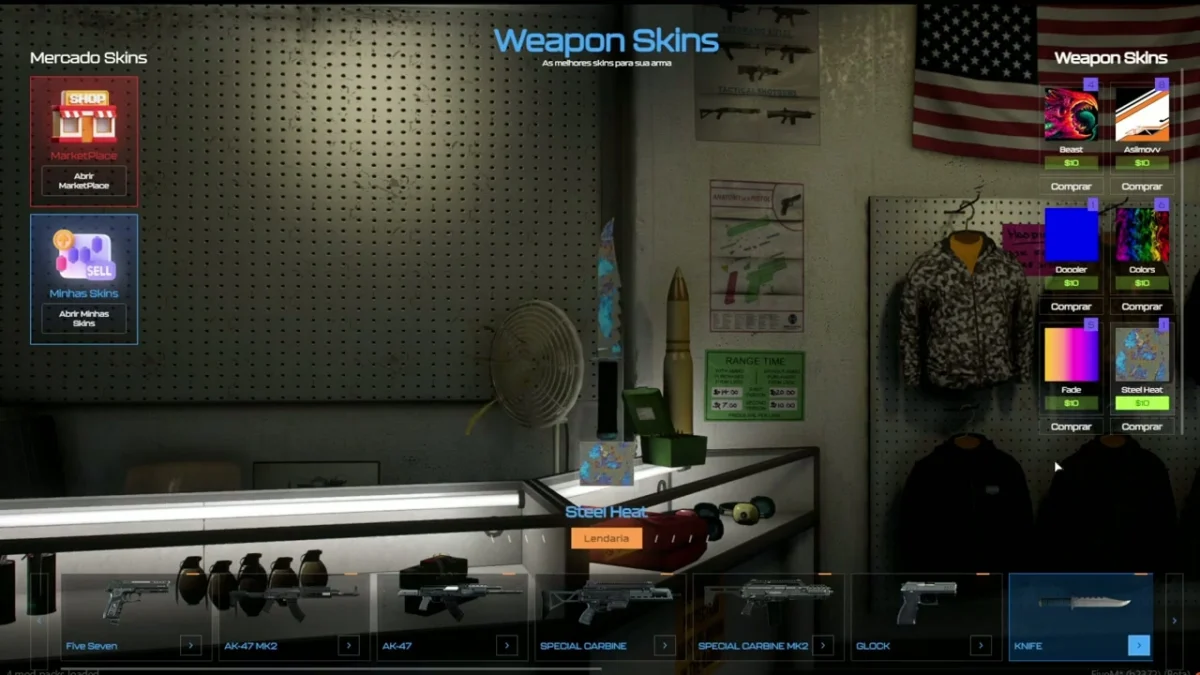 Energy Skins Weapons V2 - ESX - QBCORE FiveM visualização do recurso 4
