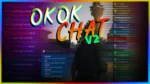okok Chat V2 FiveM pré-visualização de recursos