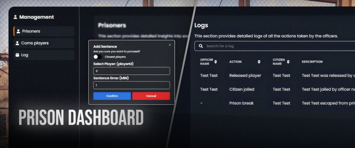 Sistema de prisão tudo-em-um FiveM visualização do recurso 6