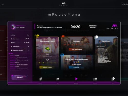 CodeM mPausemenu — Advanced Pause Menu FiveM resource preview