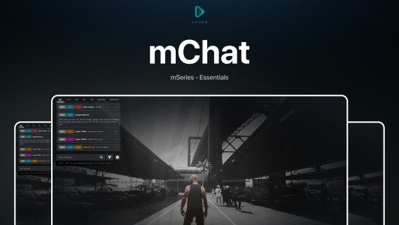 CodeM mChat — Advanced Chat System CodeM mChat — Sistema de Chat Avanzado FiveM recurso vista previa