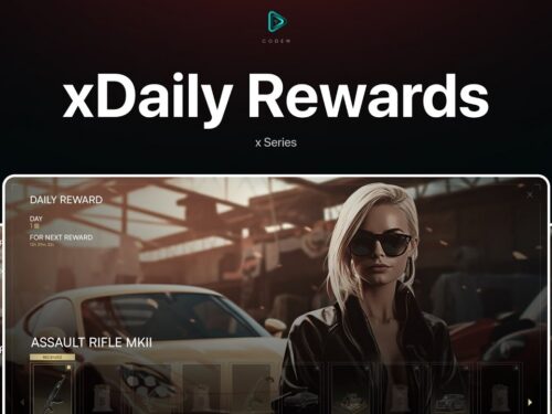 CodeM xDailyReward — Daily Reward System [ESX/QBCore] FiveM resource preview