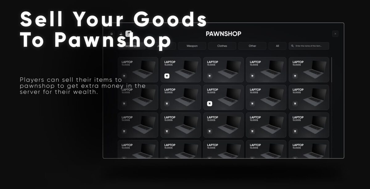 CodeM xPawnshop — Advanced Pawn Shop Script FiveM vista previa del recurso 5