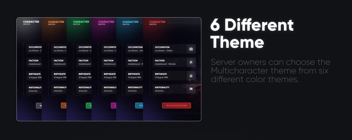 CodeM mMultichar — Sistema Avanzado de Múltiples Personajes FiveM vista previa del recurso 7
