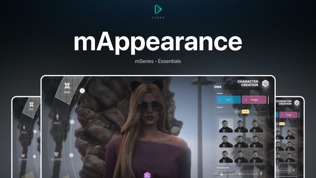 Clothing as Item - QBCore FiveM Script Ropa como Elemento – QBCore Vista previa del script FiveM