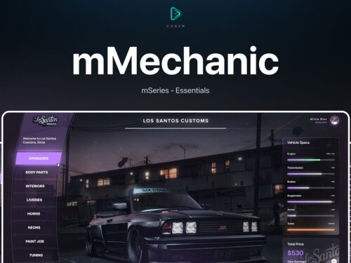 ESX Mechanic FiveM script preview