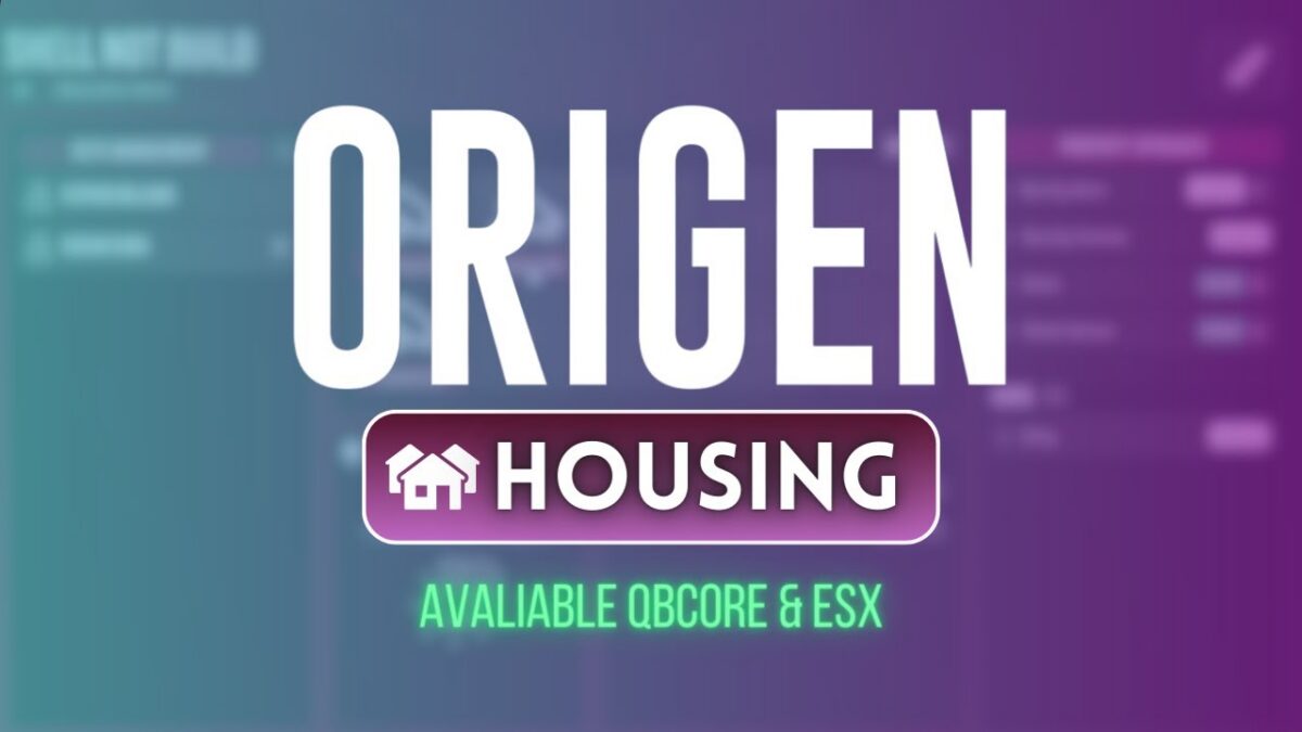 Origen Housing System FiveM vista previa del recurso 2