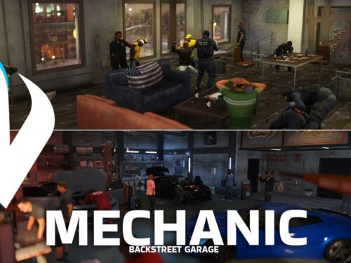 NTeam Backstreet Garage MLO FiveM resource preview