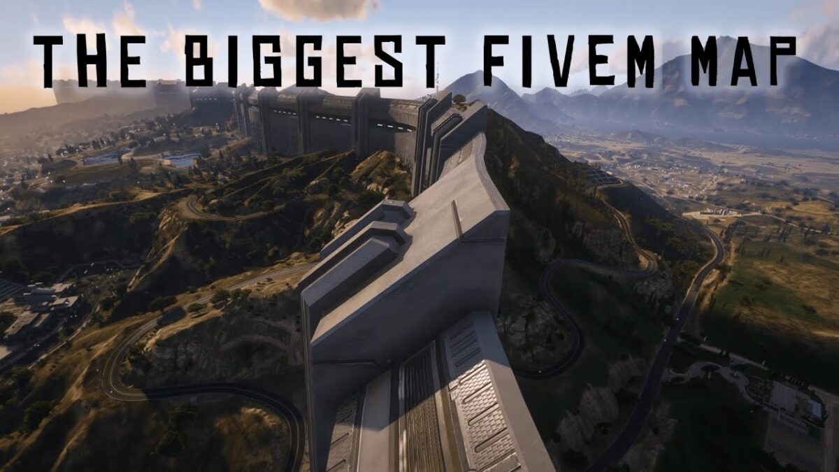 The Border Wall - Largest FiveM Map El Muro Fronterizo – Vista previa del mapa FiveM más grande MLO