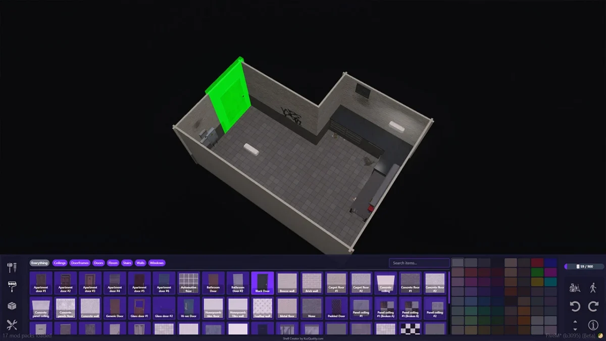 KQ Shell Creator - FiveM diseñador de interiores en el juego 4