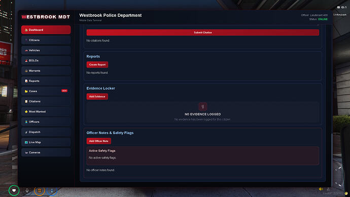 Westbrook MDT | Pro | QBCORE