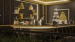Salón en la azotea Skyline Reverie con Script de Negocios 8