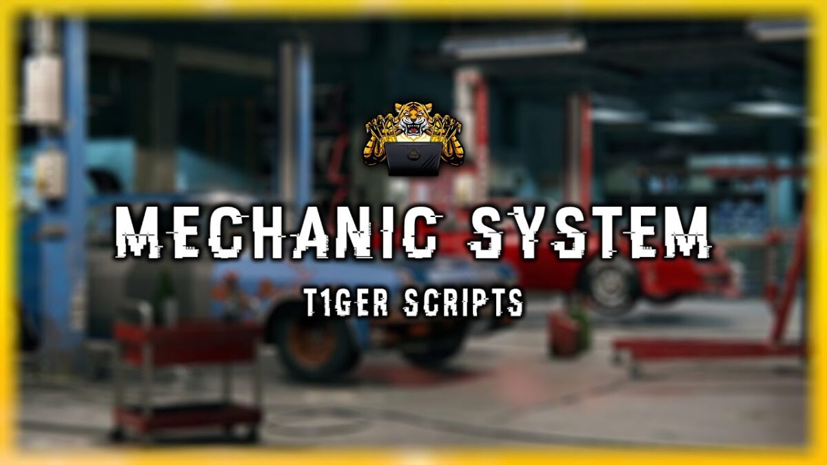 FiveM Vista previa del sistema de mecánica por T1GER Scripts