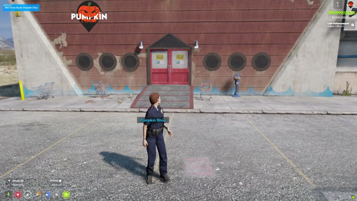 Vista previa del video de Pumpkin V2 que muestra el juego del edificio Pumpkin Shop