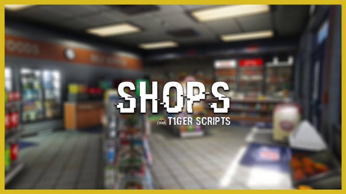 Vista previa del video de T1ger Shops mostrando el interior de la tienda