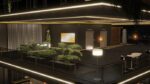 Salón en la azotea Skyline Reverie con Script de Negocios 10