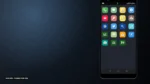 NoPixel Teléfono para ESX vista previa con cuadrícula de aplicaciones en la pantalla de inicio y marco del teléfono
