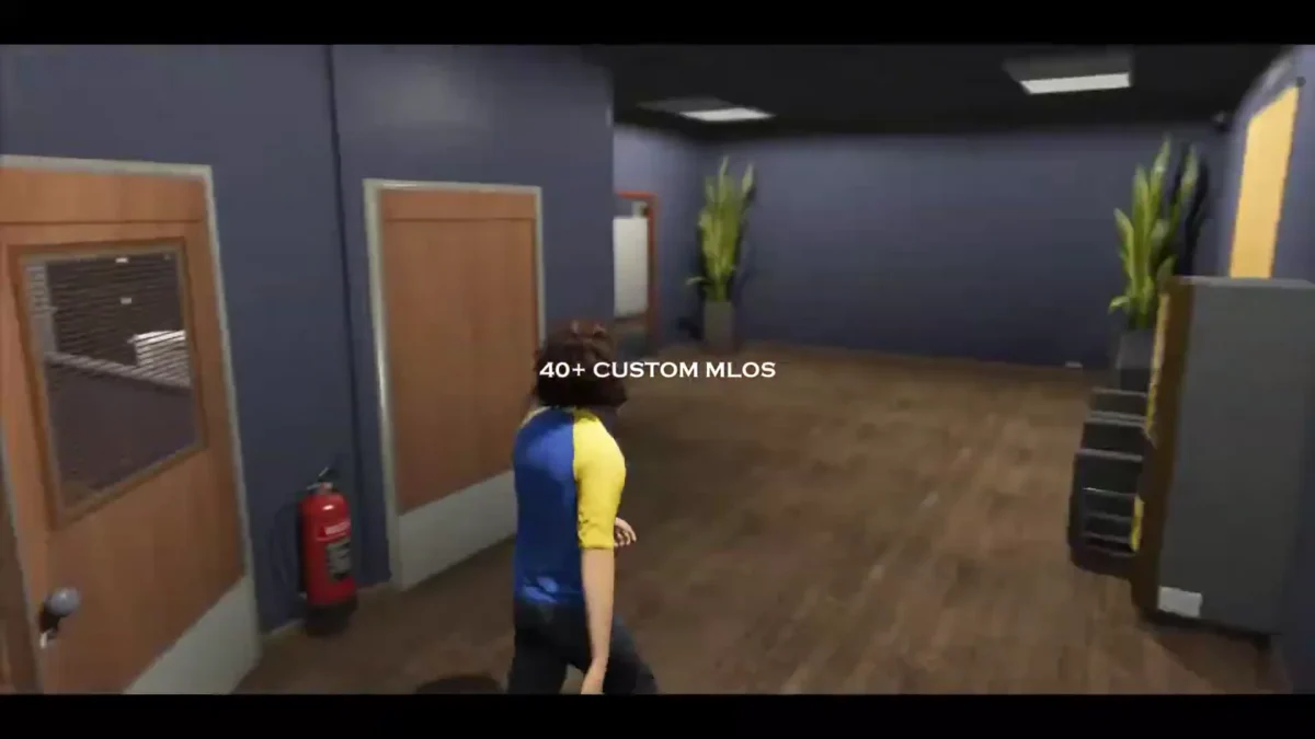 Interior de policía incluido en Liberty City VIP mostrado en el video exacto del producto