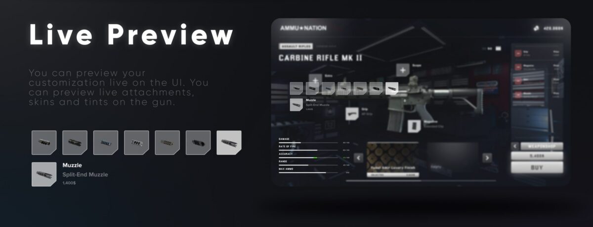 CodeM mWeaponshop FiveM vista previa del recurso 7